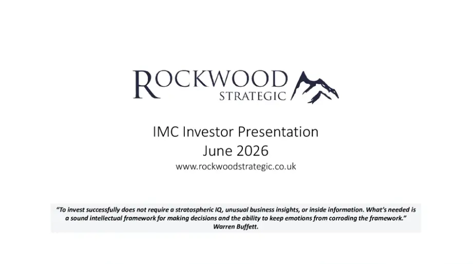 Investor Meet Company – Final Results and Fund Update